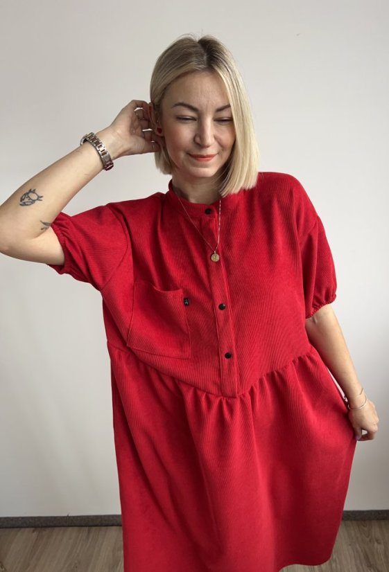 POPPY Červené - Barva: Červená, Velikost: UNI