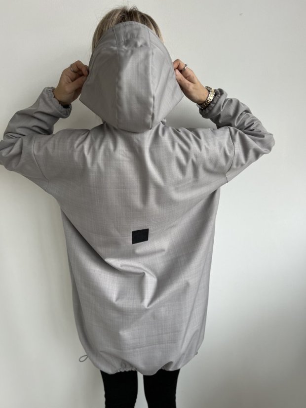 Kabát softshell Šedá