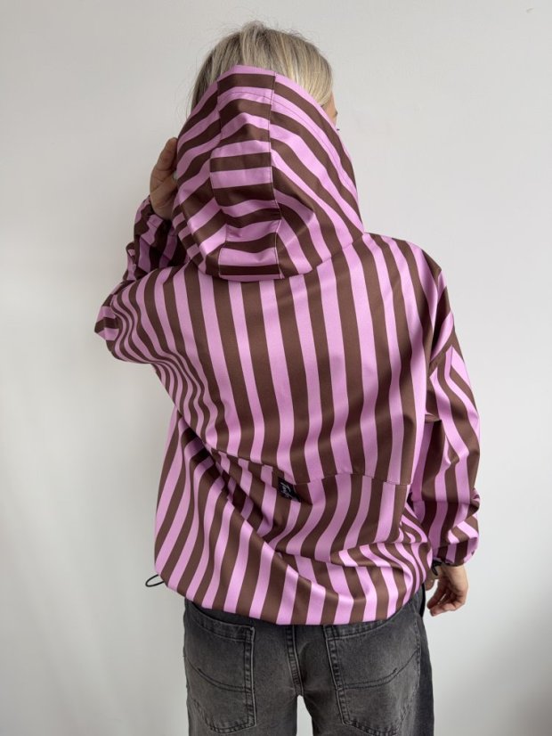 Softshellka Hnědo&Růžovka JARNÍ - Barva: Hnědo&Růžovka, Velikost: UNI