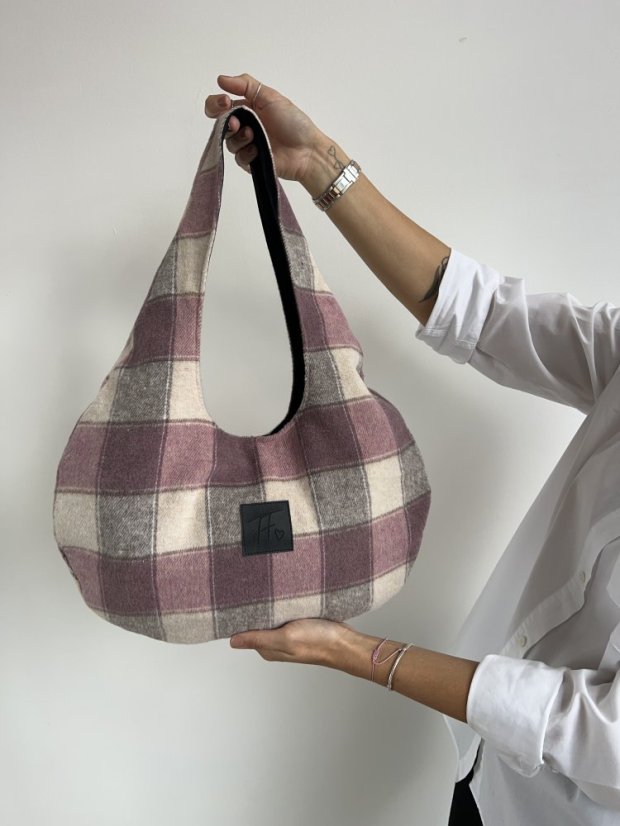 FLANELKA bag starorůžová