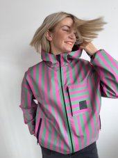 Softshellka Zeleno&Růžovka JARNÍ