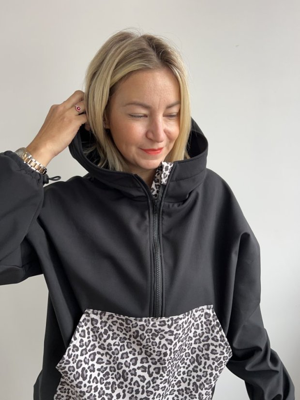 Softshellka LEO - Barva: Černá LEO, Velikost: UNI