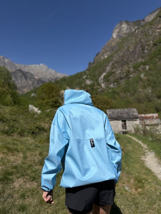 BABY BLUE softshellka - Barva: Baby Blue, Velikost: XS