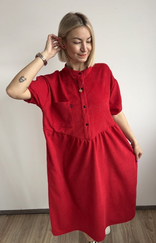 POPPY Červené - Barva: Červená, Velikost: UNI